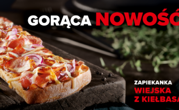 Caffe Moya zapiekanka wiejska z kielbasa