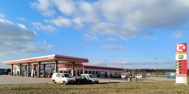 Stacja Circle K w Korzensku