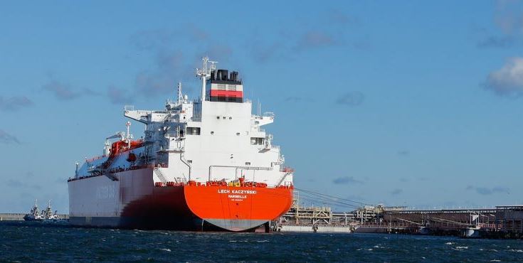 gazowiec lech kaczynski orlen swinoujscie