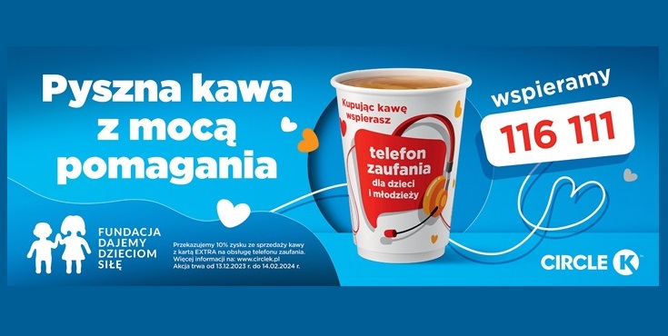 kawa z moca pomagania circle k