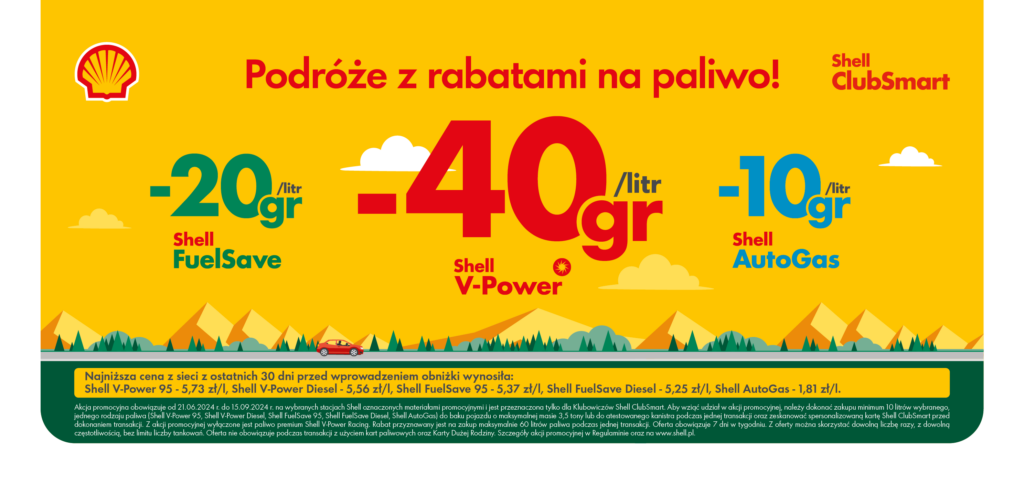 Shell podroze z rabatami