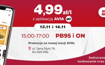 avia promocja paliwo pila