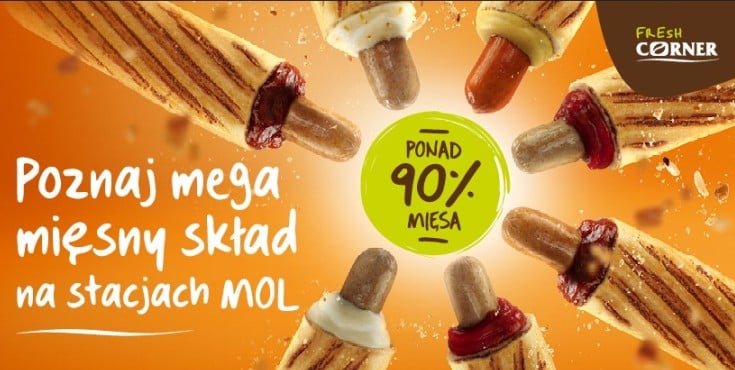 MOL hot dog prawdziwe mięso