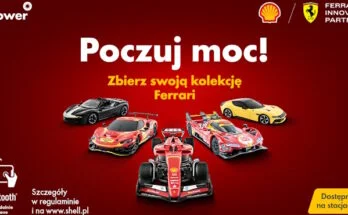 Poczuj moc Modele Ferrari na stacjach Shell