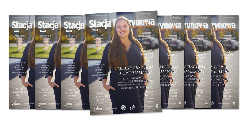 okładki Stacja Benzynowa wrzesień październik