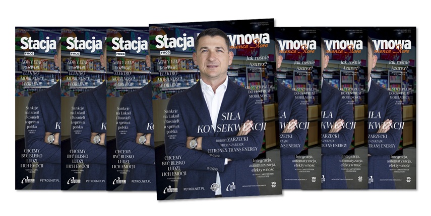 okładki stacja benzynowa convenience store listopad grudzień