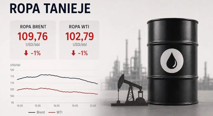 ropa tanieje