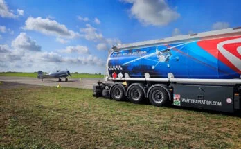 warter fuels cysterna samolot