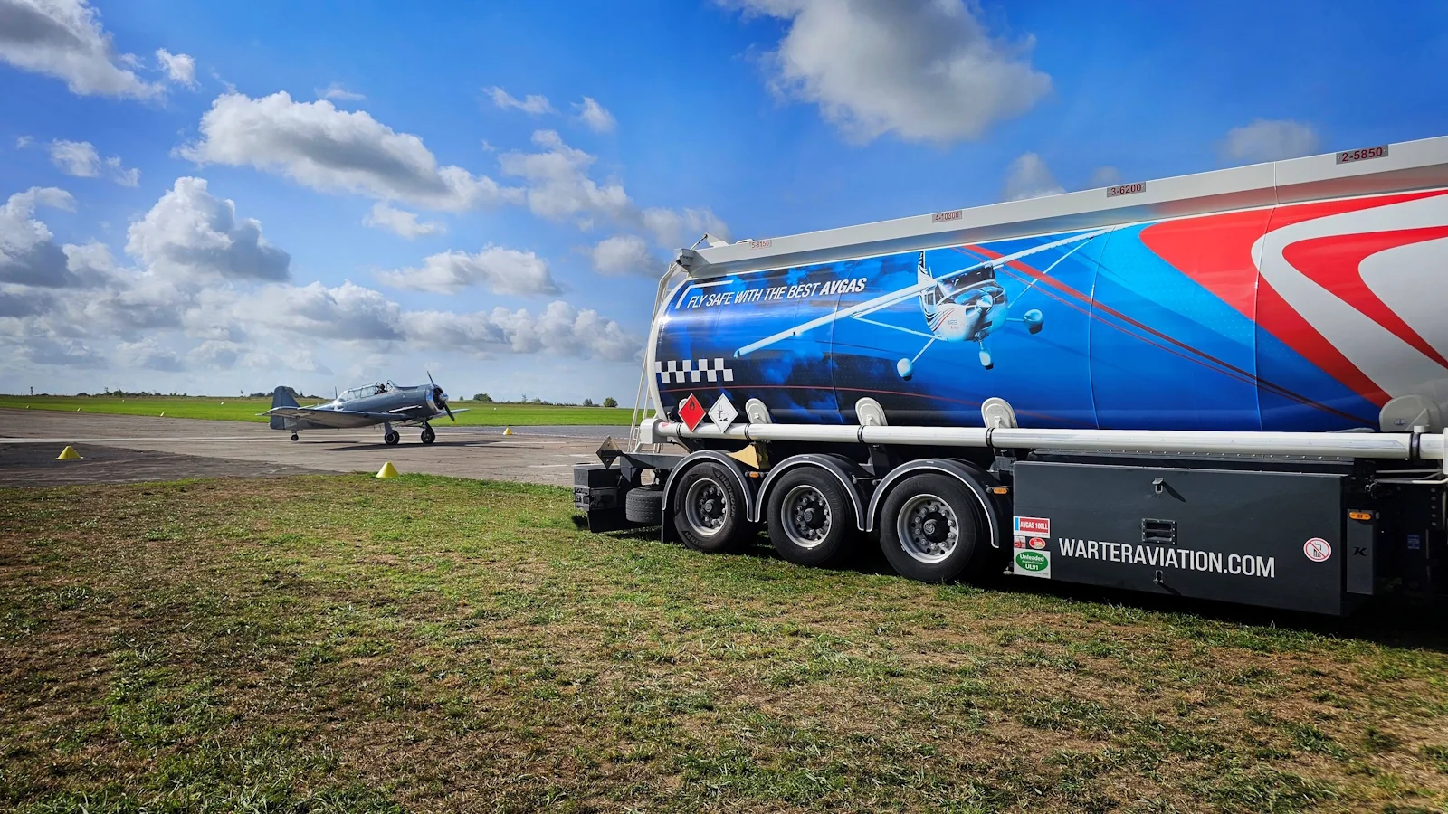warter fuels cysterna samolot